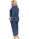 Piżama damska Doctor Nap PB.7156 DEEP BLUE