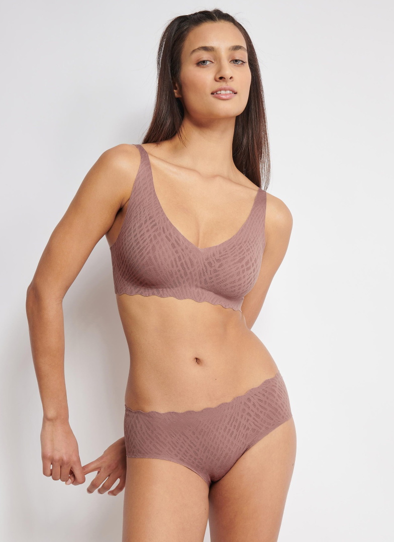 Biustonosz sloggi ZERO Feel Bliss Soft bra Cacao