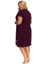 Koszula damska Doctor Nap TCB.4348 BURGUNDY