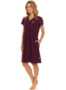 Koszula damska Doctor Nap TM.5336 BURGUNDY