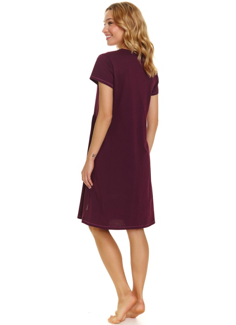 Koszula damska Doctor Nap TM.5336 BURGUNDY