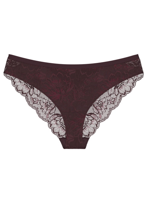 Női bugyi TRIUMPH AMOURETTE CHARM T BRAZILIAN01 DEEP burgundy