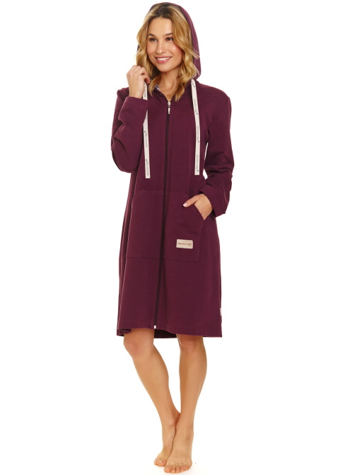 Halat pentru femei DOCTOR NAP SMZ.7107 burgundy