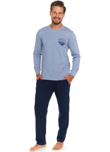 Pijama pentru bărbați DOCTOR NAP PMB.7139 SKY BLUE