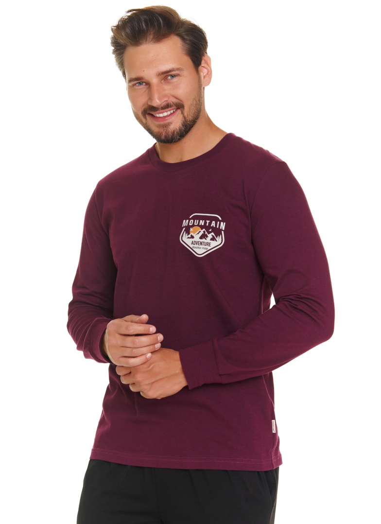 Pijama bărbați DOCTOR NAP PMB.7139 burgundy