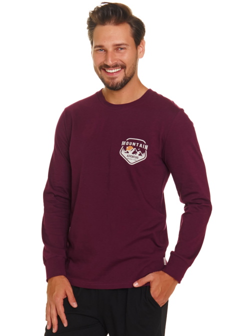 Pijama bărbați DOCTOR NAP PMB.7139 burgundy