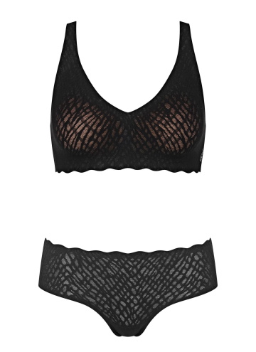 Set de lenjerie intimă SLOGGI ZERO FEEL BLISS BLACK