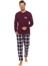 Pijama pentru bărbați DOCTOR NAP PMB.7101 burgundy