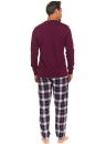 Pijama pentru bărbați DOCTOR NAP PMB.7101 burgundy