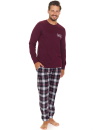 Pijama pentru bărbați DOCTOR NAP PMB.7101 burgundy