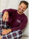 Pijama pentru bărbați DOCTOR NAP PMB.7101 burgundy