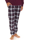 Pijama pentru bărbați DOCTOR NAP PMB.7101 burgundy