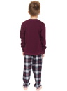 Pijama pentru copii DOCTOR NAP PDU.7102 burgundy