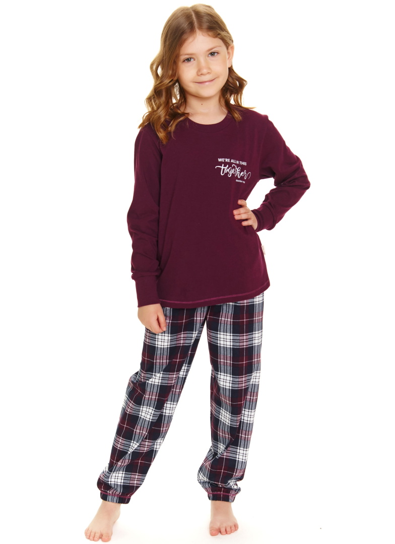 Pijama pentru copii DOCTOR NAP PDU.7102 burgundy