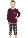 Pijama pentru copii DOCTOR NAP PDU.7102 burgundy