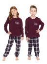 Pijama pentru copii DOCTOR NAP PDU.7102 burgundy