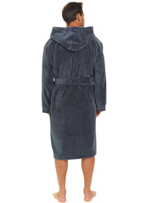 Szlafrok męski Doctor Nap SWW.7135 GREY