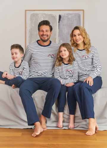 Set pijamale pentru familie DOCTOR NAP MARINE