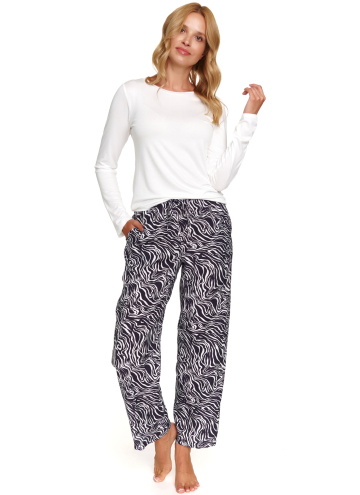 Pijama pentru femei DOCTOR NAP PM.7166 MIAMI GREY