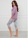 Pijama pentru femei ITALIAN FASHION IBENA 3/4+3/4 heather/print