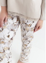 Pijama pentru femei CANA 421 flori-taupe