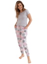 Pijama dama CANA 274 gri-roz