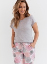 Pijama dama CANA 274 gri-roz