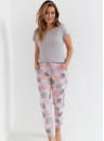 Pijama dama CANA 274 gri-roz