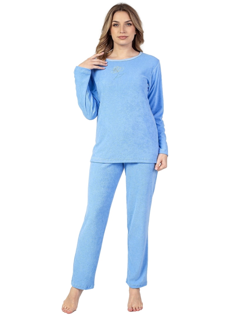 Pijama dama REGINA 677 albastru FROTTE