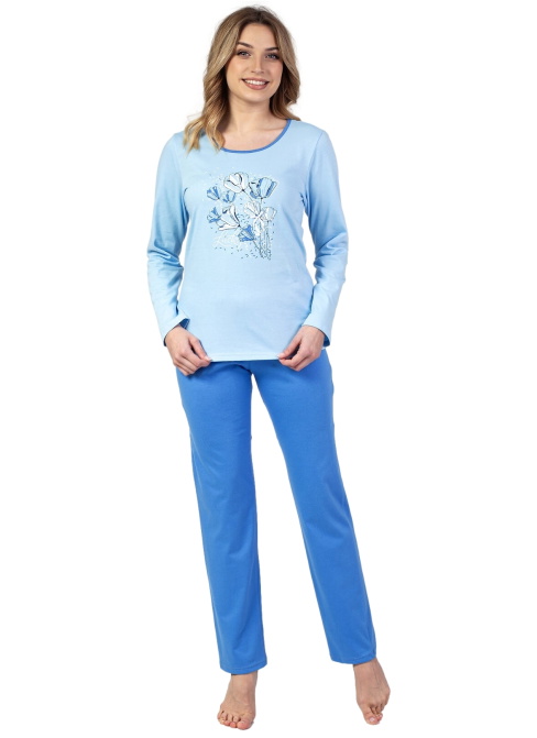 Pijama dama REGINA 673 albastru