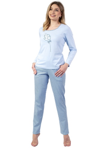 Pijama dama REGINA 669 albastru