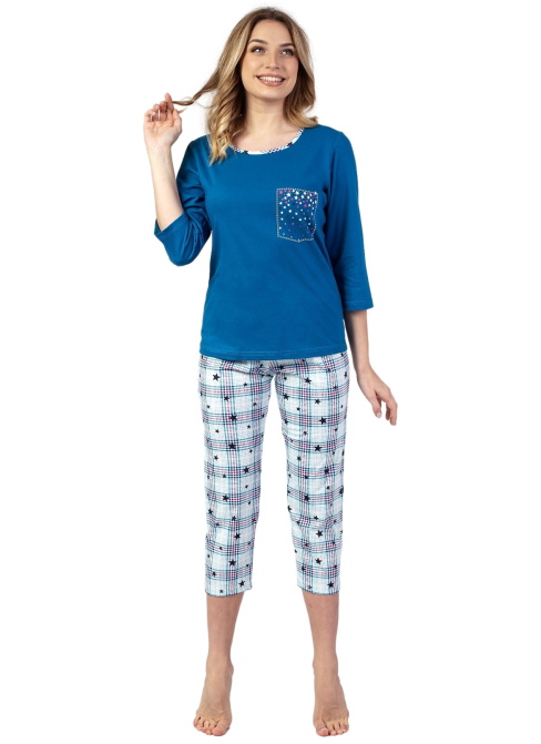 Pijama dama REGINA 676 marin