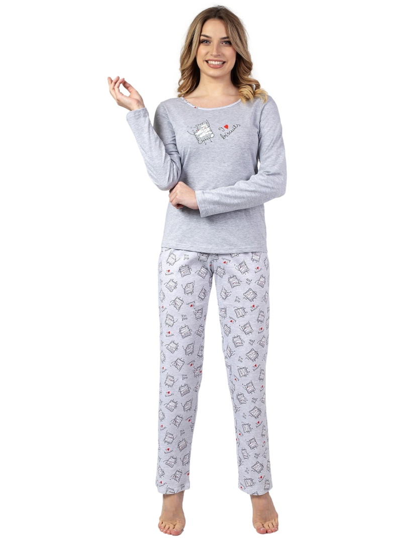 Pijama dama REGINA 675 melange