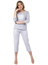 Pijama dama REGINA 674 melange deschis