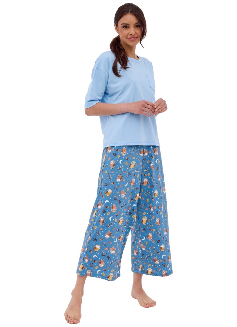 Pijama dama CORNETTE 843/384 ALEX albastru