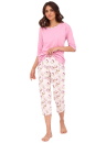 Pijama dama CORNETTE 792/416 IVETTE roz