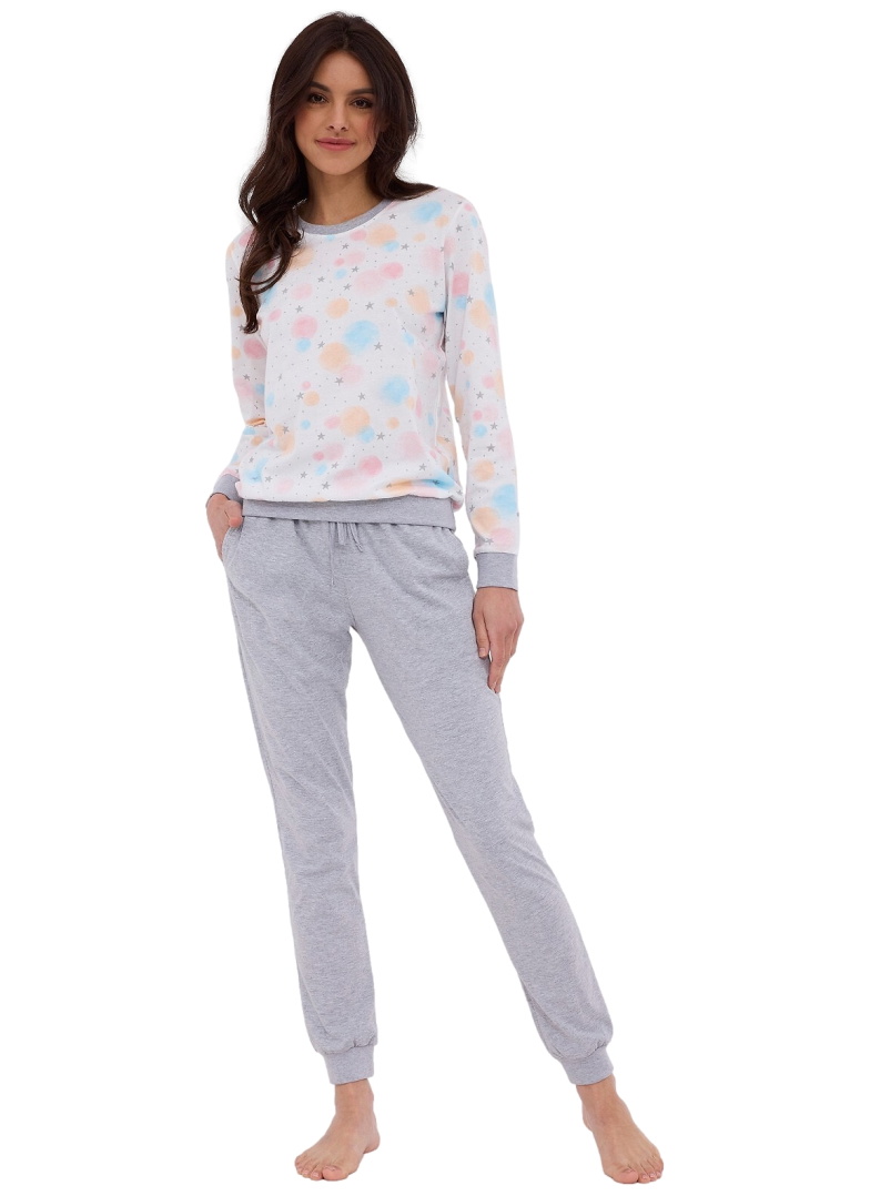 Pijama dama CORNETTE 740/379 STAR 2 alb