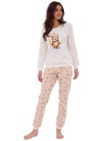 Pijama dama CORNETTE 671/377 SWEET BEAR ecru