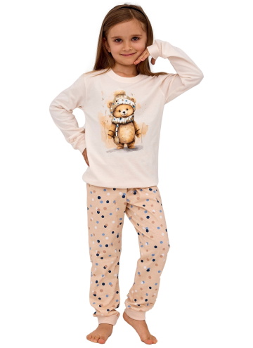 Pijama pentru copii CORNETTE 594/180 SWEET BEAR ecru