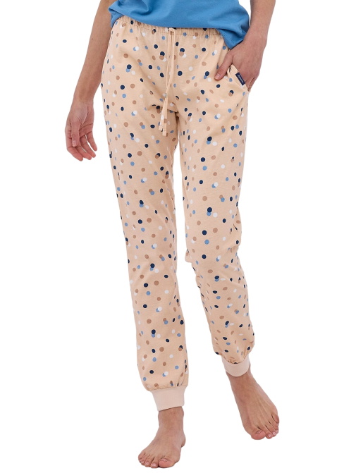 Pantaloni de pijama dama CORNETTE 909/03 bej