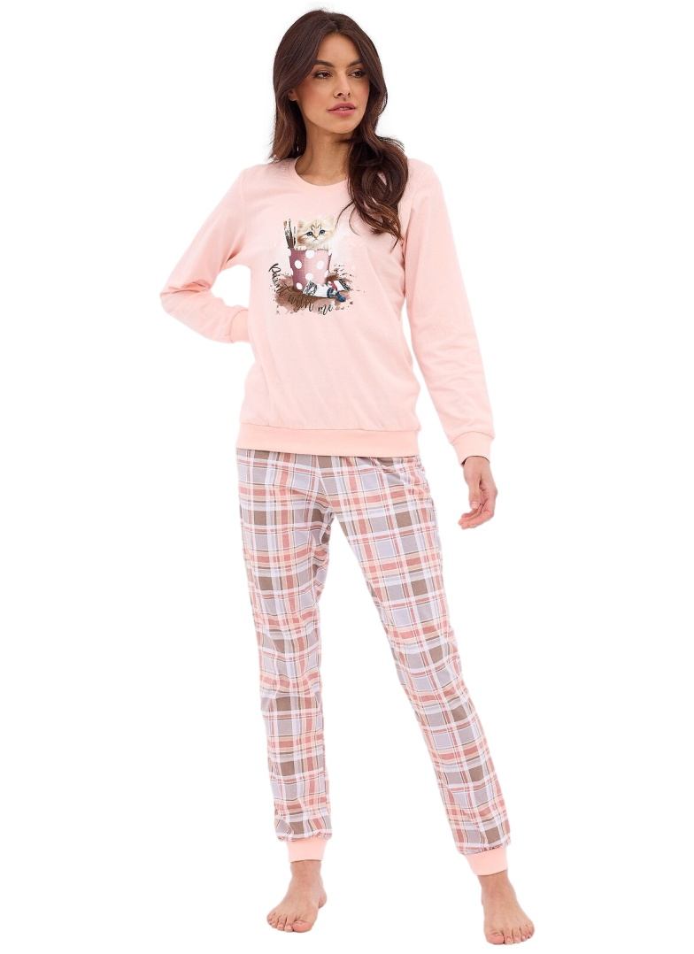 Pijama dama CORNETTE 671/375 PAINT roz