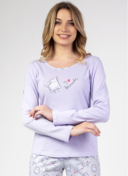 Pijama dama REGINA 675 violet