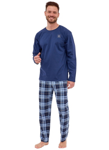 Pijama pentru bărbați CORNETTE 124/263 ASPEN blugi