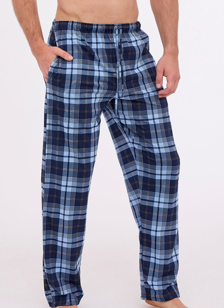 Pantaloni de pijama bărbați CORNETTE 691/52 albastru închis