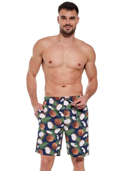 Pantaloni scurți de pijama bărbați Cornette 698/11 albastru închis