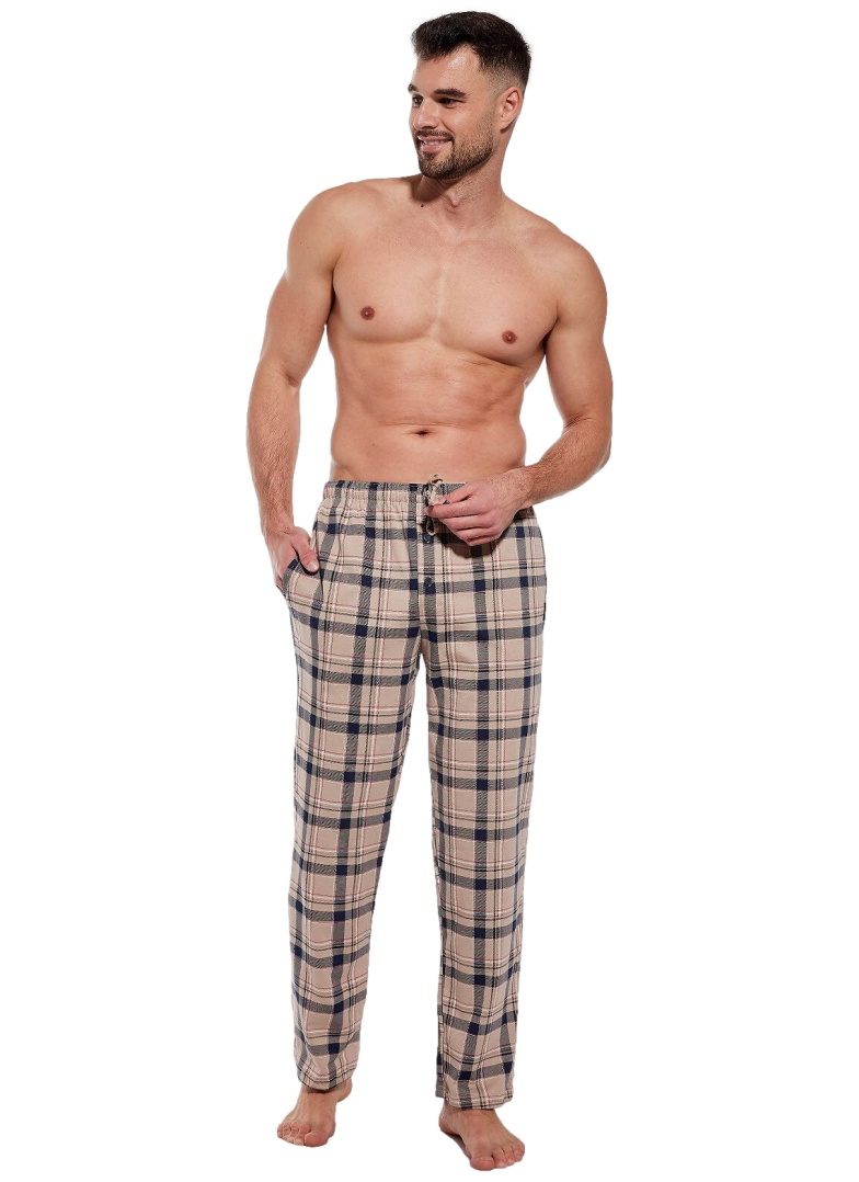 Pantaloni de pijama bărbați CORNETTE 691/49 bej