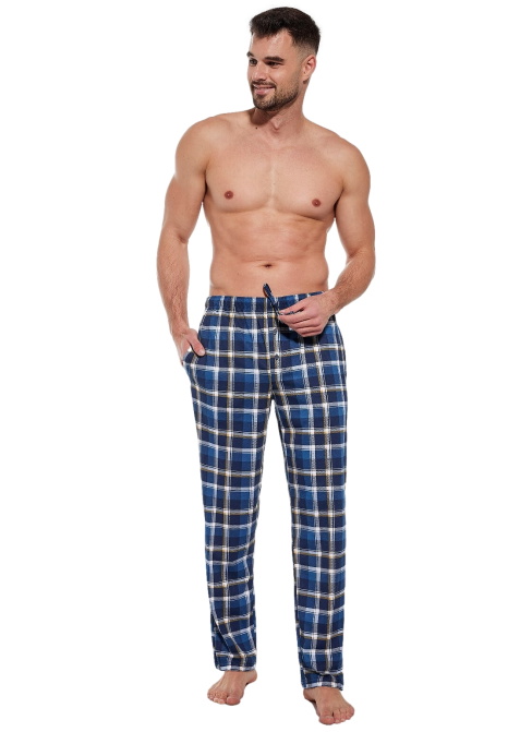 Pantaloni de pijama bărbați CORNETTE 691/48 albastru închis