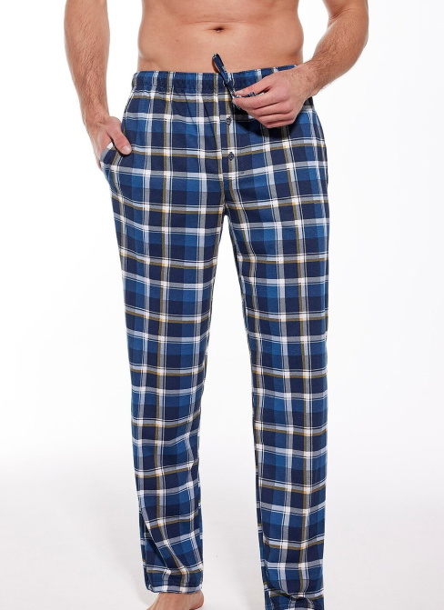 Pantaloni de pijama bărbați CORNETTE 691/48 albastru închis