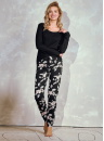 Pijama dama TARO CHARLOTTE 3232 negru