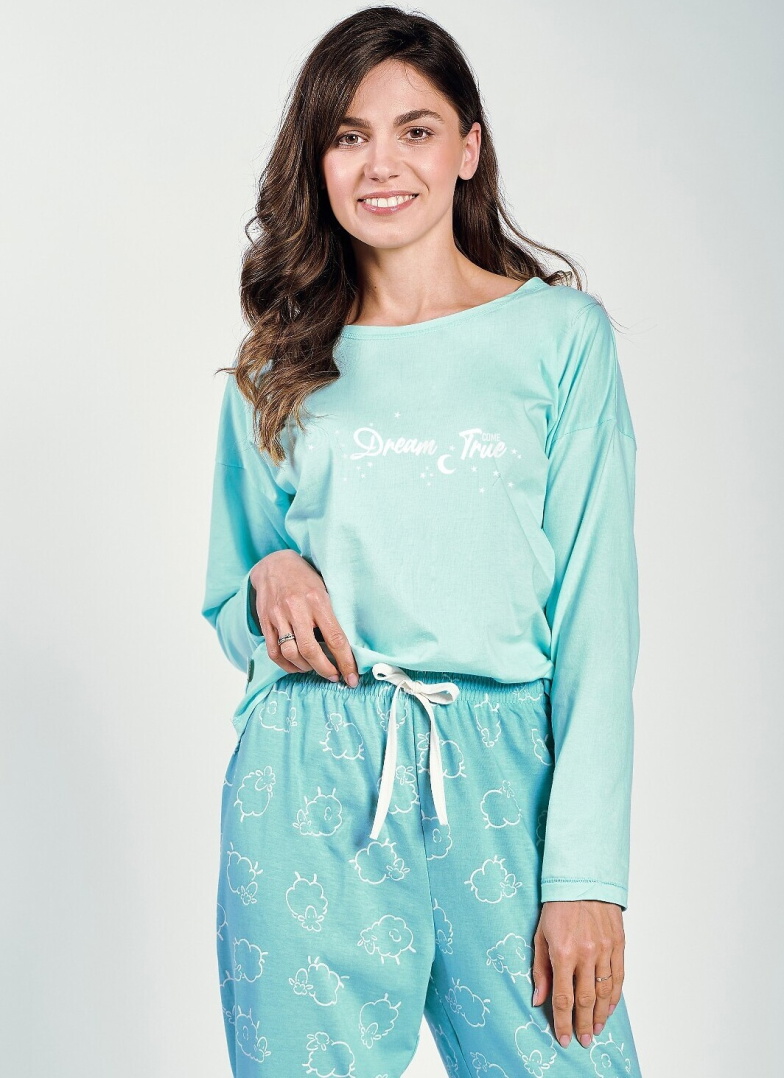 Pijama dama TARO ABI 3217 turcoaz